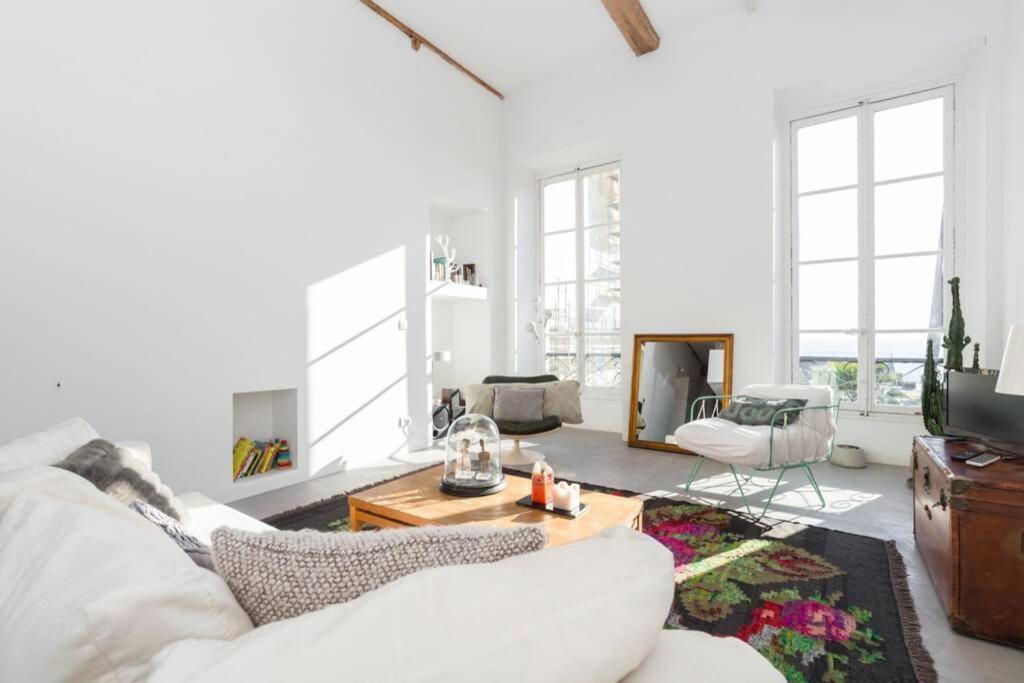 06J - Superb Duplex Loft With Ac - Sea View Appartement Nice Buitenkant foto